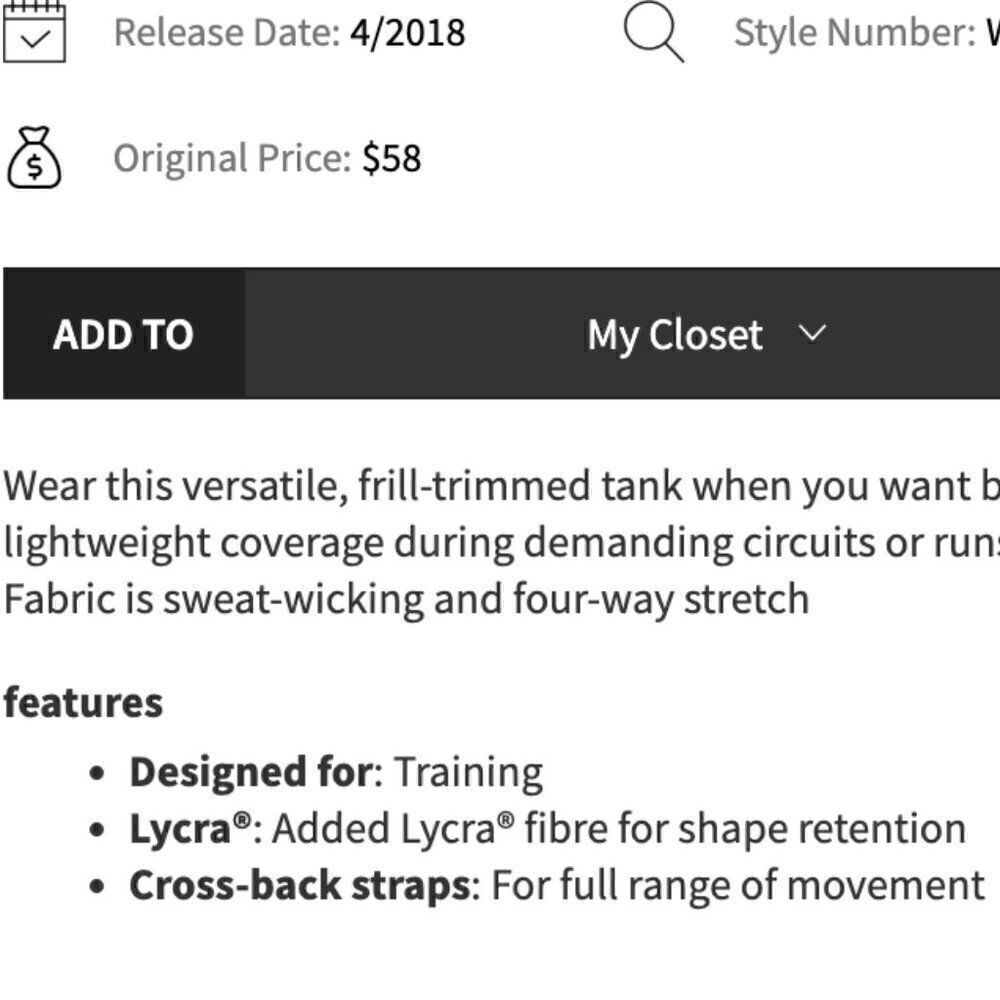 Lululemon Fast As Light Tank *Frilled - Picture 5 of 6